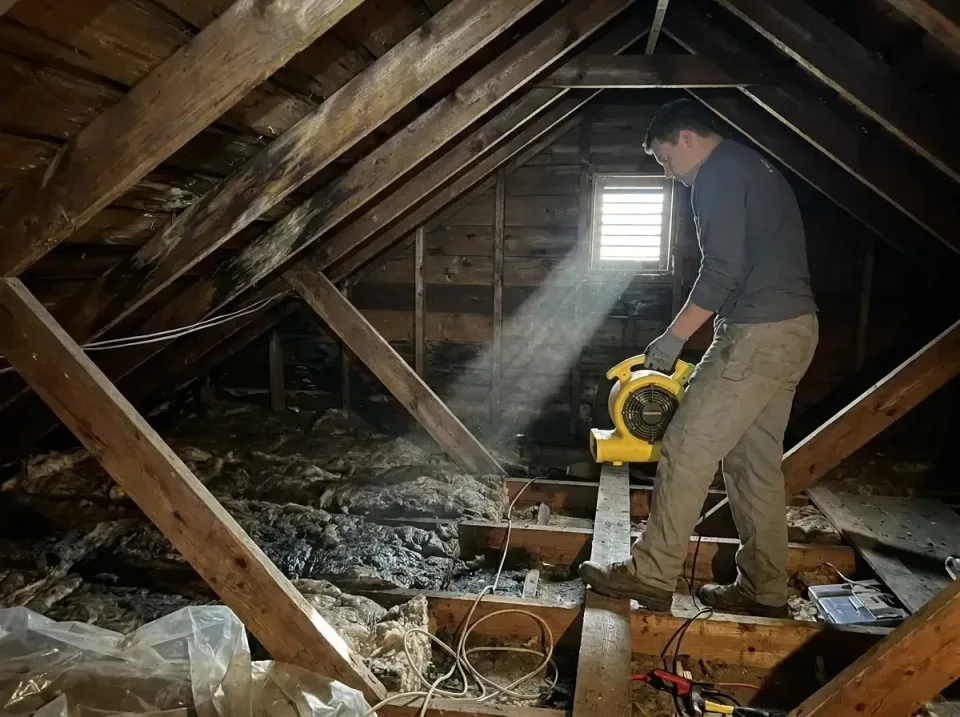 attic-water-damage-drying-proc-007 — frequently asked questions, Emergency Water Extraction & 24/7 Flood Response in Green R…